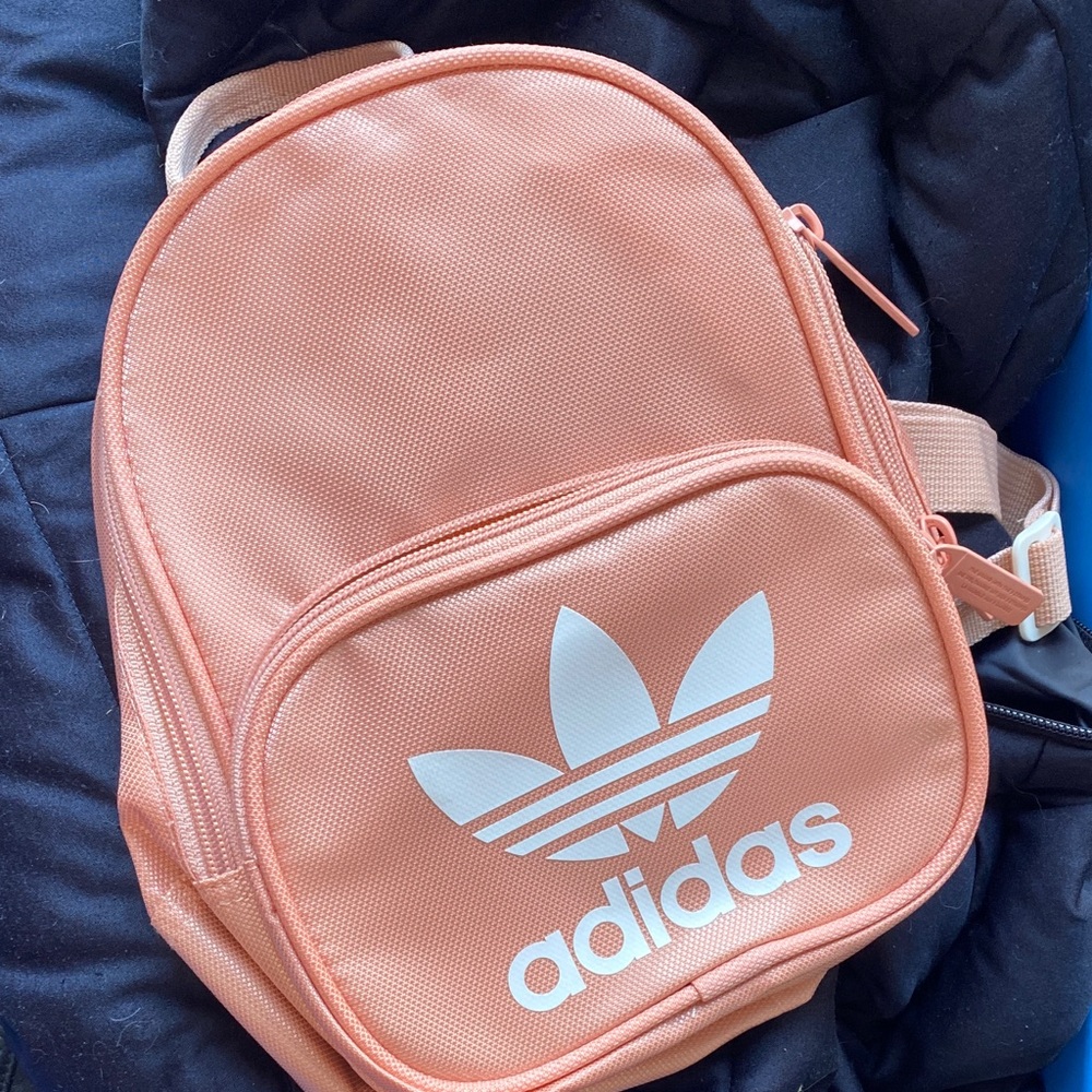 Adidas Coral Mini Backpack with White Logo